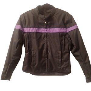 House of Leather Nylon motorcycle jacket zip out liner size S